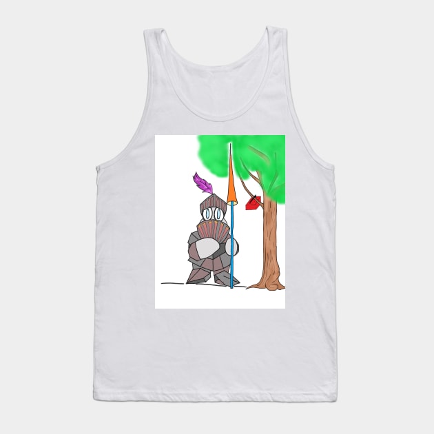 hippo knights honor Tank Top by Little but Mighty